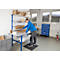Rocholz Komplett-Packtisch I, inkl. Abrollvorrichtung und Schneidsystem, Arbeitsplatte B 2000 x T 800 mm, bis 100 kg