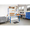 Rocholz Komplett-Packtisch I, inkl. Abrollvorrichtung und Schneidsystem, Arbeitsplatte B 2000 x T 800 mm, bis 100 kg