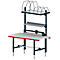 Rocholz Poste d'emballage complet Système 1600/2, réglable en hauteur, L 1600 x P 800 x H 690-960 mm