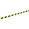 Rohrschutzprofil Durable P30, selbstklebend, für Innen- & Außenbereich, für Rohre mit ⌀ 20-40 mm, L 1000 mm, PU-Schaum, gelb/schwarz