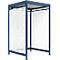 Rokersruimte Köln, Schäfer Shop Edition, staal, B 1510 x D 1510 x H 2510 mm, gentiaanblauw RAL 5010