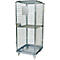 Rolcontainer - 3 gaaszijden en 1 gaasdeur - B 724 x D 810 x 1800 mm 