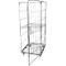 Rolcontainer, 4-zijdig, stalen grondplaat, met voorwand, H 1850 mm