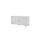 Roldeurkast, 2 ordnerhoogten, 1-delig, met middenwand, B 1600 mm, zilver