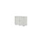Roldeurkast, 2 ordnerhoogten, 1-delig, zonder middenwand, B 1000 mm, zilver