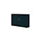 Roldeurkast, 3 ordnerhoogten, 1-delig, met middenwand, B 1600 mm, grafiet