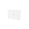 Roldeurkast, 3 ordnerhoogten, 1-delig, met middenwand, B 1600 mm, wit