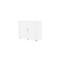 Roldeurkast, 3 ordnerhoogten, 1-delig, zonder middenwand, B 1350 mm, wit