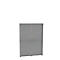 Roldeurkast, 6 ordnerhoogten, 2-delig, met middenwand, B 1600 mm, zilver