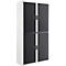 Roldeurkast - B 1100 x D 415 x H 2040 mm - wit/antraciet