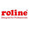 Rotes Firmenlogo von Roline mit dem Schriftzug Designed for Professionals.