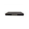Schwarzer 8-Port Roline PoE Mid-Span Power Supply Netzwerk-Switch vor weißem Hintergrund.