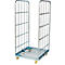 Roll conteneur, 2 côtés, avec châssis mobile en acier, hauteur utile 1450 mm