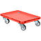 Roll-Fix, kunststof wielen, rood, 600 x 400 x 125 mm