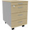 Rollcontainer ARLON-OFFICE, B 420 x T 560 x H 585 mm, Eiche-Dekor