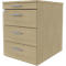 Rollcontainer ARLON OFFICE, B 420 x T 560 x H 585 mm, Eiche-Dekor