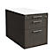 Rollcontainer SOLUS PLAY, 1 Utensilienauszug, 1 Schub, 1 HR-Auszug, mit Griff, Mooreiche
