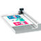 Rollenschneider Leitz Precision Home Office A4, bis A4, bis 10 Blatt, Papierklemme, Ableselineal, Kunststoff und Stahl