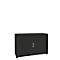 Rollladenschrank, 2 OH, 1teilig, ohne Mitteltrennwand, B 1200 mm, graphit