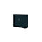 Rollladenschrank, 3 OH, 1teilig, ohne Mitteltrennwand, B 1200 mm, graphit