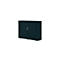 Rollladenschrank, 3 OH, 1teilig, ohne Mitteltrennwand, B 1350 mm, graphit