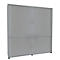 Rollladenschrank, 5 OH, 2teilig, mit Mitteltrennwand, B 1800 mm, lichtgrau