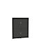 Rollladenschrank, 6 OH, 2teilig, mit Mitteltrennwand, B 1800 mm, graphit