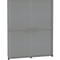 Rollladenschrank, 6 OH, 2teilig, mit Mitteltrennwand, B 1800 mm, silber