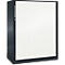 Rollladenschrank ASISTO C 3000, 3 Ordnerhöhen, B 1000 mm, anthrazit/weiß