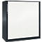 Rollladenschrank ASISTO C 3000, 3 Ordnerhöhen, B 1200 mm, anthrazit/weiß
