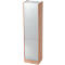Rollladenschrank ULM, B 500 x T 400 x H 2004 mm, Nussbaum-Dekor/alusilber