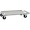Rollwagen für CEMO Akku-Lade- und Lagerschränke, Traglast 240 kg, auf Rollen, B 800 x T 600 x H 150 mm, lichtgrau RAL 7035