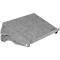 Ronde-lijn documenthouder Bakker Elkhuizen Q-doc 515, 60% gerecycled materiaal, B 515 x D 290 x H 120 mm, lichtgrijs