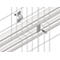 Roosterachterwand GRM-set 3, stellinghoogte 2500 x stellinglengte 2700 mm