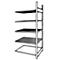 Roosterrek, voor opslag van gevaarlijke stoffen Safe Master, halve breedte, legborden 600 x 500 mm