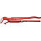 ROTHENBERGER Eckrohrzange Super S, L 235 mm, Spannweite 22 mm, für Rohre 1/2', Chrom-Vanadium-Stahl, DIN 5234 C