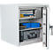 Rottner Armoire forte Opal Fire Premium OPD-65 IT, 135 l, EN 1, protection anti-feu jusqu'à 30 min, 2 tablettes, serrure à double panneton, acier, gris clair RAL 7035