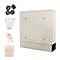 Rottner Boîte aux lettres Hochhaus II, montage mural, rouleau de courrier, serrure à cylindre, 2 clés, inox, L 360 x P 115 x H 380 mm, autocollant de chaleur accu inclus