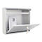 Rottner brievenbus hoogbouw II zilver