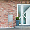 Rottner brievenbussysteem, met 2 brievenbussen, zonder onderstel, H 635 x B 440 x D 125 mm, roestvrij staal