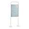 Rottner brievenbussysteem, met 2 brievenbussen, zonder onderstel, H 635 x B 440 x D 125 mm, roestvrij staal