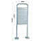 Rottner brievenbussysteem, met 2 brievenbussen, zonder onderstel, H 635 x B 440 x D 125 mm, roestvrij staal