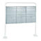 Rottner brievenbussysteem, met 6 brievenbussen, zonder onderstel, H 635 x B 1160 x D 125 mm, roestvrij staal
