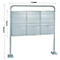 Rottner brievenbussysteem, met 6 brievenbussen, zonder onderstel, H 635 x B 1160 x D 125 mm, roestvrij staal