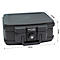 Rottner Cassette anti-feu Fire Data Box 1, 5 l, protection contre le feu jusqu'à 30 min, serrure à cylindre, poignée de transport, L 382 x P 324 x H 165 mm, noir