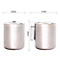 Rottner Cendrier mural, rond, capacité 2 l, couvercle avec 4 bacs, arceau de sécurité, L 102 x P 123 x H 125 mm, inox