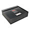 Rottner Coffre-fort à tiroirs Coverchest, 7,5 l, charnière de porte en haut, serrure électronique avec 2 clés, matériel de montage, L 400 x P 350 x H 110 mm, anthracite