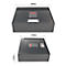 Rottner Coffre-fort à tiroirs Coverchest, 7,5 l, charnière de porte en haut, serrure électronique avec 2 clés, matériel de montage, L 400 x P 350 x H 110 mm, anthracite
