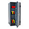 Rottner Dokumententresor Fire Hero 100, 81 l, EN 1, Feuerschutz bis 30 min, 2 Fachböden, Elektronikschloss, anthrazitgrau RAL 7016