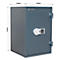 Dunkelgrauer Tresor mit digitalem Schloss, Masse: 670x450x440mm. Beschriftung 'DOTTCO'.